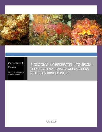 Biologically-Respectful Tourism - LinkBC