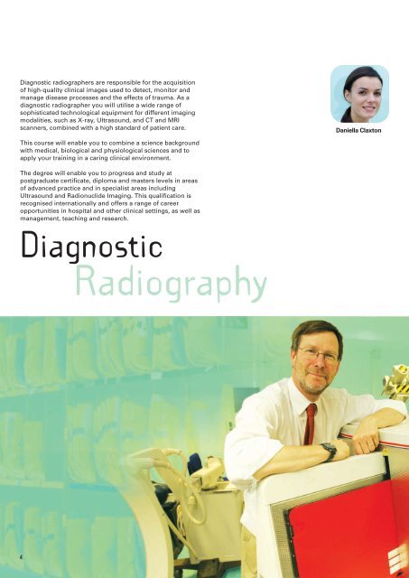 Radiography - Faculty of Health, Social Care and Education ...