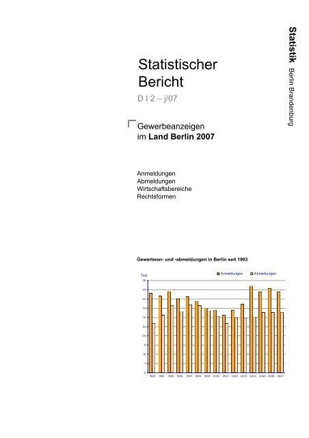 Statistischer Bericht - Amt fÃ¼r Statistik Berlin-Brandenburg