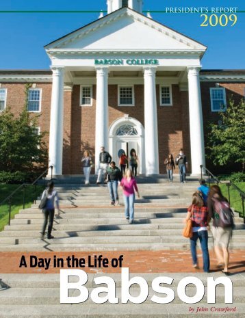 President's Report 2009 - Babson College
