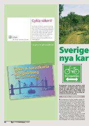 Sverigeledens nya kartverk - Svenska cykelsÃ¤llskapet