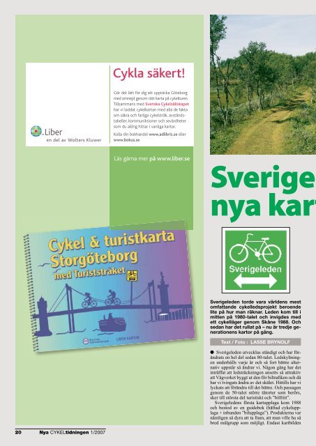 Sverigeledens nya kartverk - Svenska cykelsÃ¤llskapet