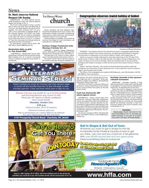 Aeration - Carolina Weekly Newspapers