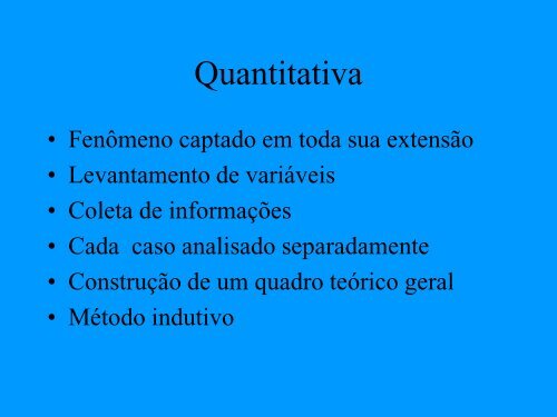 Tipos de pesquisas segundo os objetivos