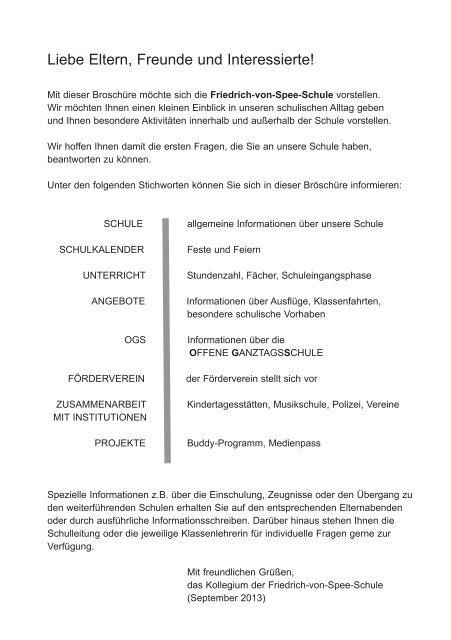 SchulbroschÃ¼re - DÃ¼sseldorfer Schulen im Internet - Stadt DÃ¼sseldorf