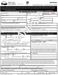 Sample ESS Referral Form (EMBC2395) - Emergency Social Services
