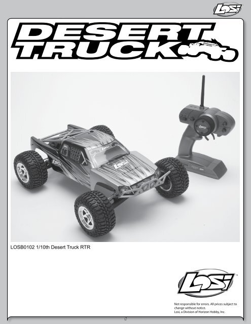 full proportion desert truck