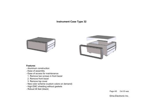 Instrument Case Type 32 - Elma Electronic