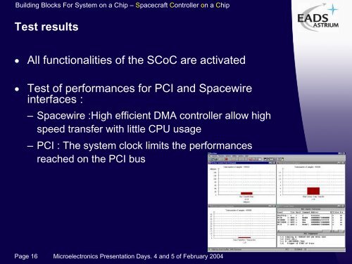 Spacecraft Controller on a Chip - Microelectronics - ESA