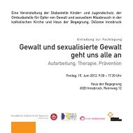 Gewalt und sexualisierte Gewalt geht uns alle an - Kinder- und ...