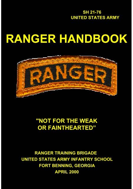 RANGER HANDBOOK