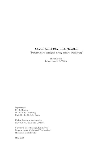 Deformation analysis using image processing - Materials Technology