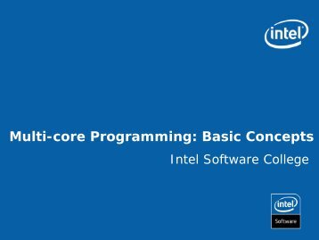 Multi-core Programming: Basic Concepts