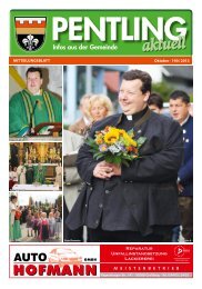 Oktober · 190 / 2013 MITTEILUNGSBLATT - Pentling aktuell