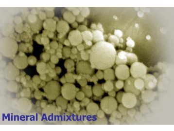 Mineral Admixtures - Civil and Environmental Engineering