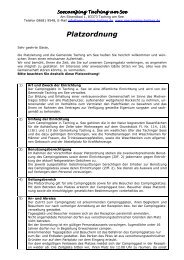 Campingplatzordnung (pdf-Datei) - Seecamping Taching am See