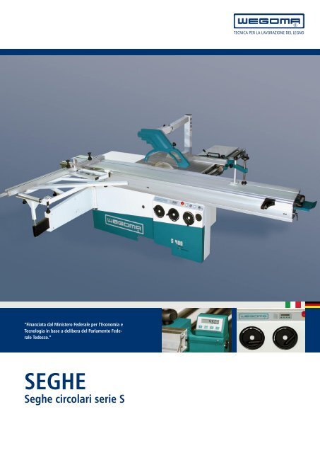 Seghe circolari serie S - Wegoma