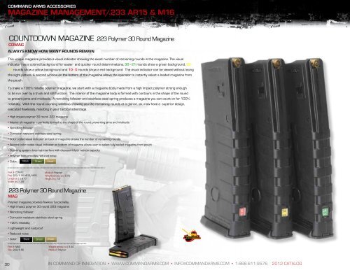 command arms accessories catalog - Public Safety Equipment ...