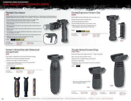 command arms accessories catalog - Public Safety Equipment ...