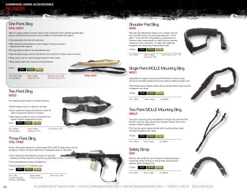 command arms accessories catalog - Public Safety Equipment ...