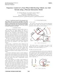 Trajectory Control of a Four-Wheel Skid-Steering Vehicle Over Soft ...