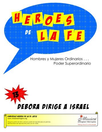 Debora dirige a israel - Mission Arlington