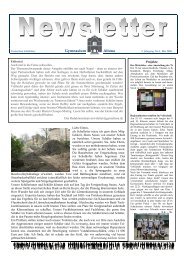 unser Newsletter vom Mai 2008 - Gymnasium Altona