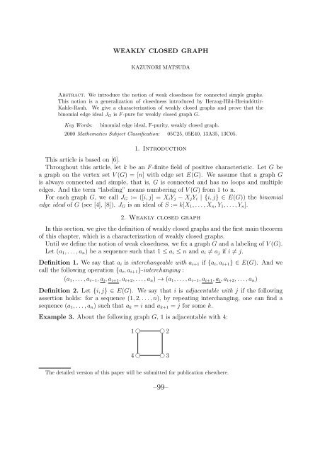 Proceedings of the 44th Symposium on Ring Theory and ...