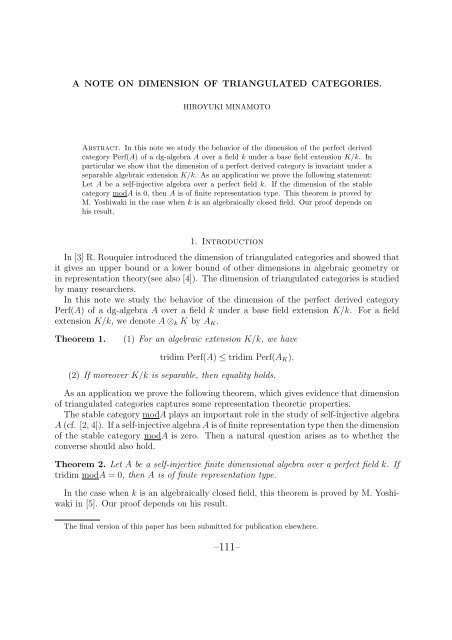 Proceedings of the 44th Symposium on Ring Theory and ...