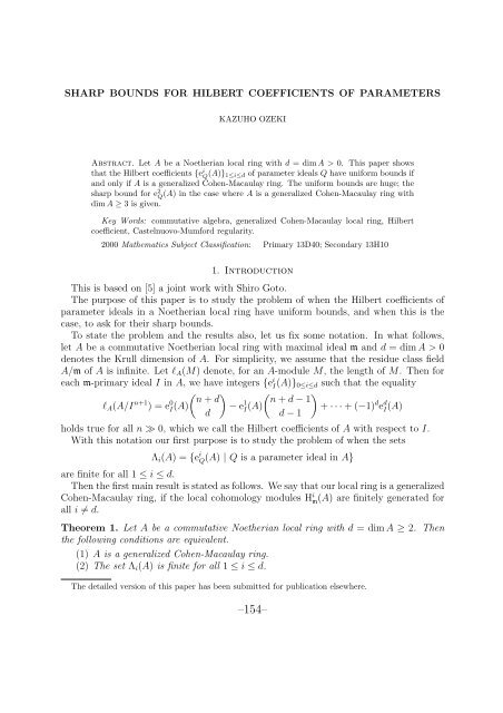 Proceedings of the 44th Symposium on Ring Theory and ...