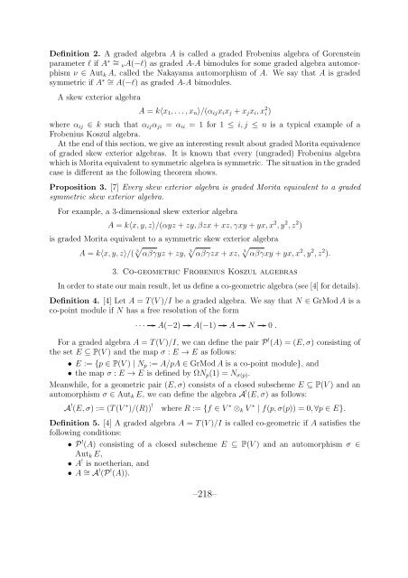 Proceedings of the 44th Symposium on Ring Theory and ...