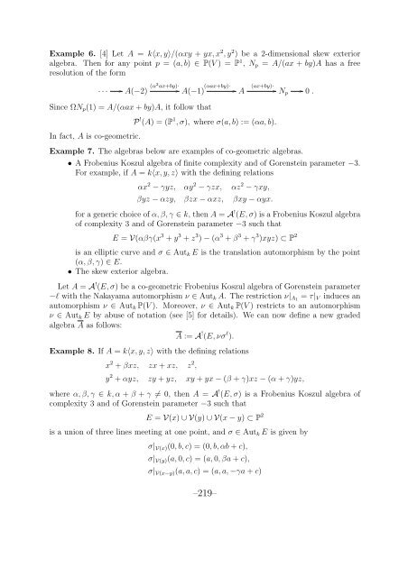 Proceedings of the 44th Symposium on Ring Theory and ...