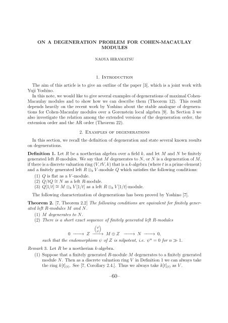 Proceedings of the 44th Symposium on Ring Theory and ...