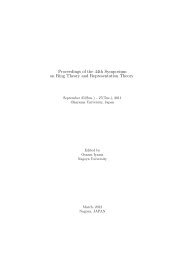 Proceedings of the 44th Symposium on Ring Theory and ...