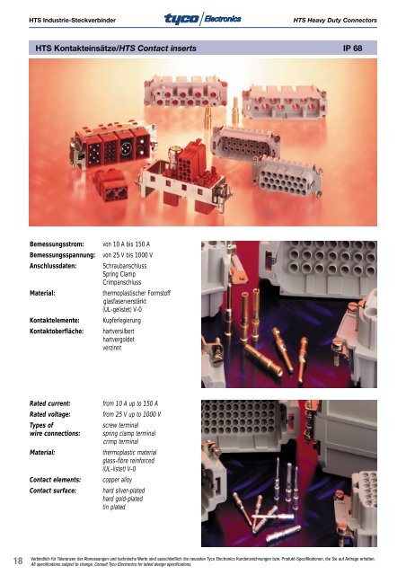 Industrie-Steckverbinder Heavy Duty Connectors