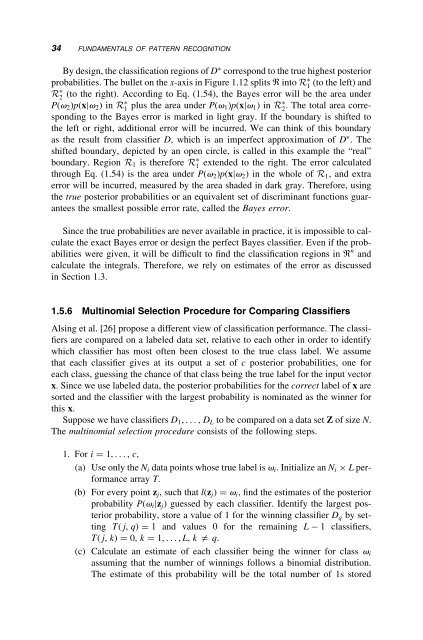 Combining Pattern Classifiers