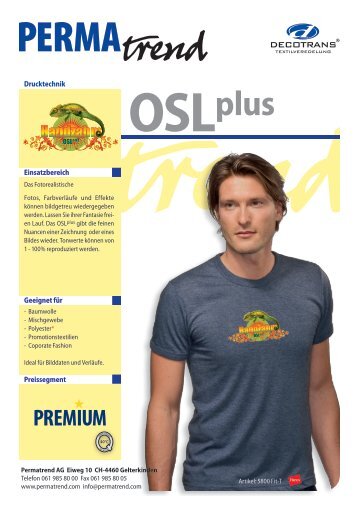 Datenblatt OSL-Plus - Permatrend AG