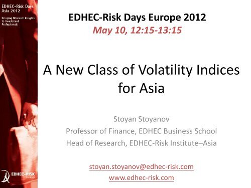 EVI-Emerging Asia - EDHEC-Risk