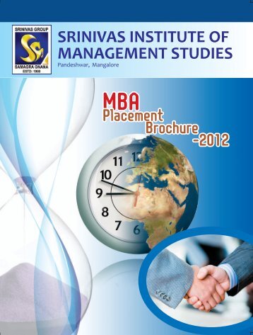Placement Brochure 2012 Print.cdr - Srinivas Group of Colleges