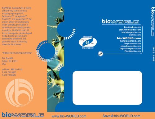 Download bioWORLD Catalog - Bio-WORLD.com