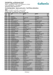 Rührständer RSU / Schalteinheit E (bis 6.2007 - Collomix