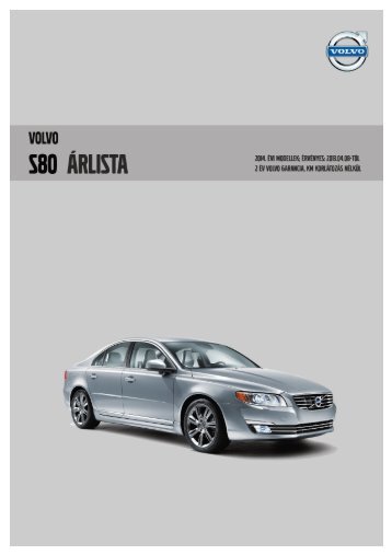 Volvo S80 Ã¡rlista