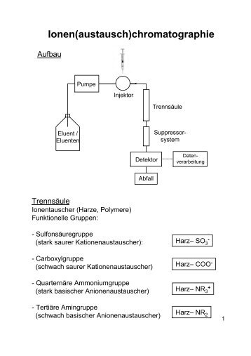 Ionen(austausch)chromatographie