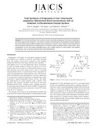 Total Synthesis of Enigmazole A from ... - The School of Chemistry