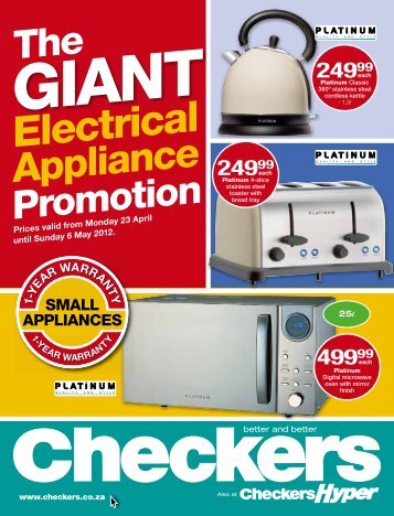 4 free Magazines from CHECKERS.CO.ZA
