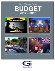 2012-2013 City Budget - Garden Grove