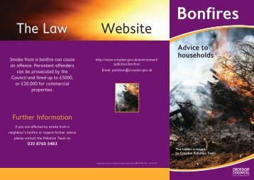 Bonfires - Croydon Council