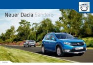 Neuer Dacia Sandero