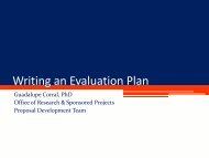 Writing an Evaluation Plan 2012.pdf - Office of Research and ...