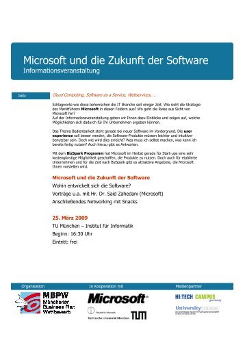 Microsoft und die Zukunft der Software